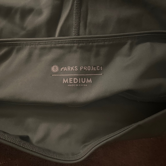 Parks Project Green Biker Shorts M - Picture 3 of 4